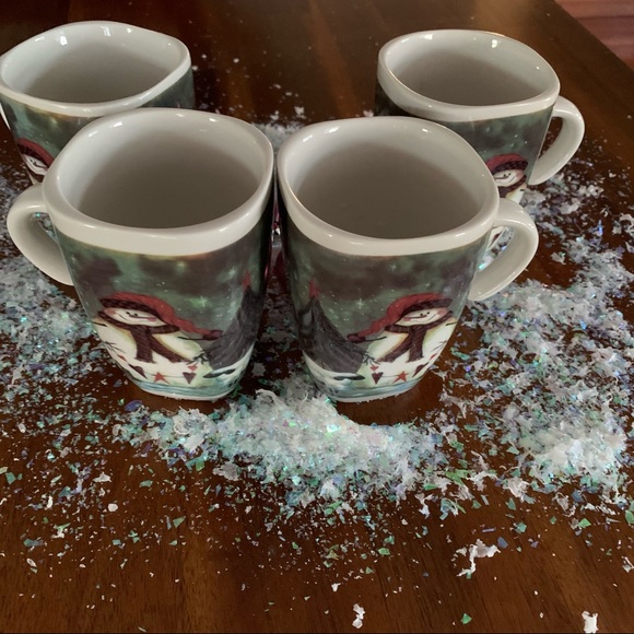 Four Snowman Mugs - Picture 2 of 3